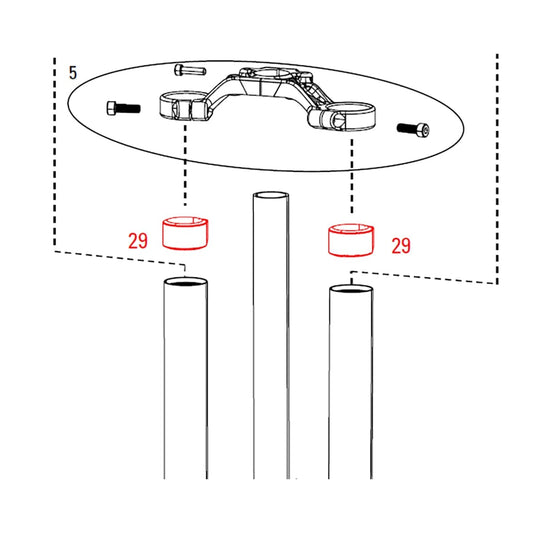 Paire de Bumpers pour Plongeurs de Fourches ROCKSHOX BOXXER/DOMAIN DC 35 mm #11.4015.361.000