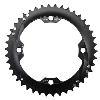 Prato Exterior SRAM/TRUVATIV 2x10V 4 Furos 120mm 39 Dts Alu Preto/Prata