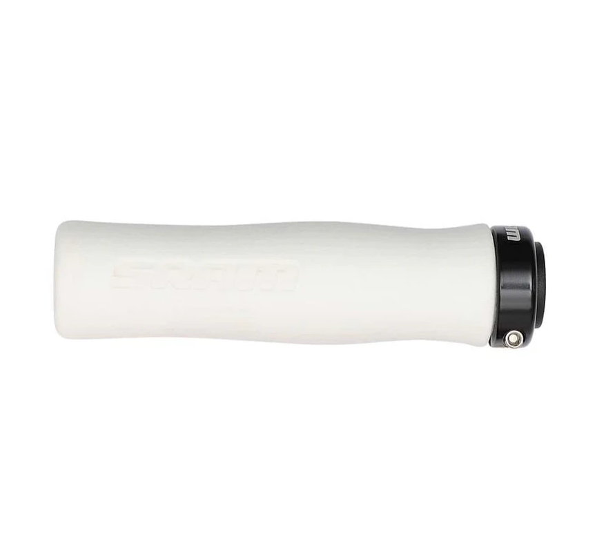 Punhos SRAM FOAM CONTOUR Lock-On 129mm Branco