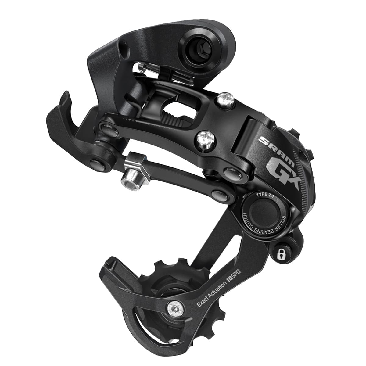 Dérailleur Arrière SRAM GX TYPE 2.1 10V Chape Moyenne Noir