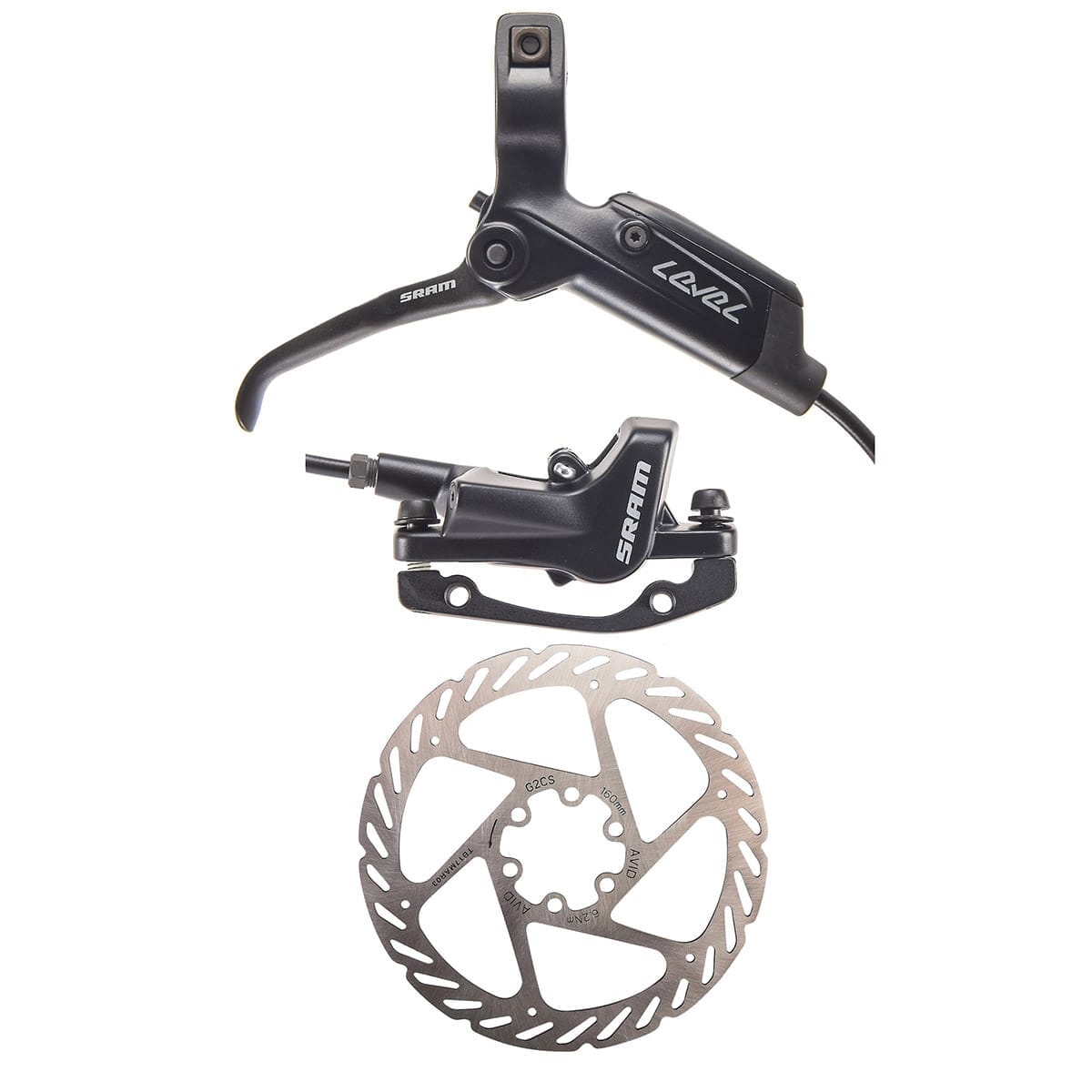 Par de travões de disco SRAM LEVEL Black