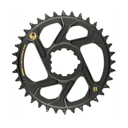 Prato Mono SRAM X-SYNC2 EAGLE BOOST 12V Direct Mount Offset 3mm Alu Preto/Dourado
