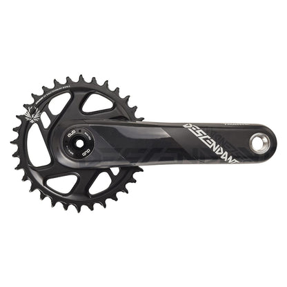 Pedaleira 12V TRUVATIV EAGLE DESCENDANT CARBON BOOST DUB Direct Mount Preto