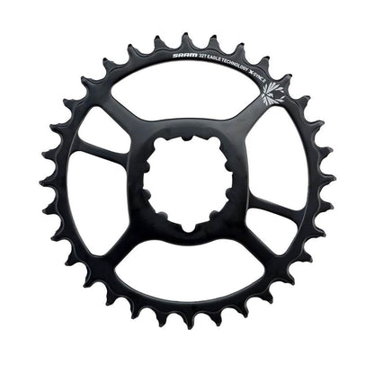 Prato Mono SRAM X-SYNC2 EAGLE 12V Direct Mount Offset 6mm Aço Preto