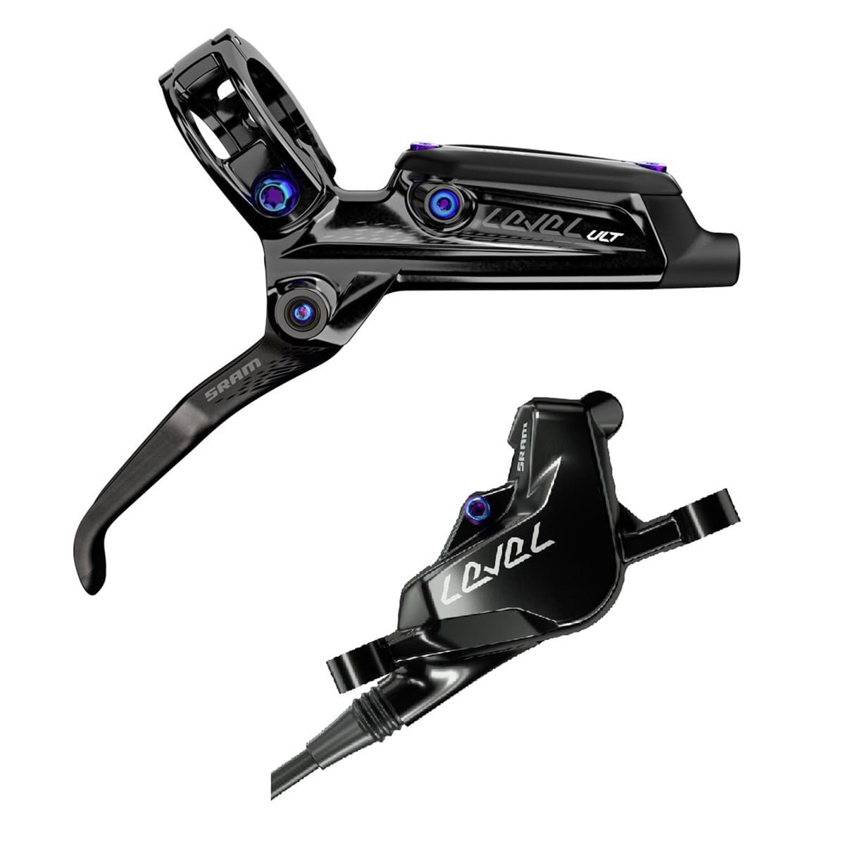 Par de travões SRAM LEVEL ULTIMATE Preto/Cinza