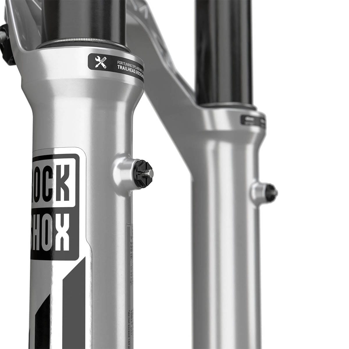 Fourche ROCKSHOX PIKE ULTIMATE CHARGER 2.1 RC2 27,5 DebonAir+ Conique Axe 15 mm Boost Argent 2023