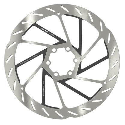 Disco SRAM HS2 Arredondado 6 Furos Prata/Preto