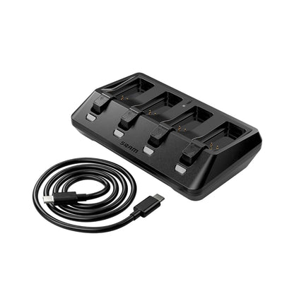 Carregador de Baterias SRAM AXS 4 Portas Simultâneas + Cabo USB-C