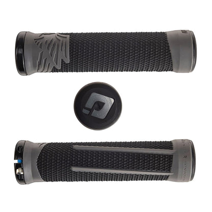 Grips ODI AARON GWIN 2 Lock-On 135 mm Preto/Cinzento