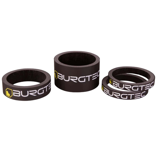 Kit de espaçadores de cabeça BURGTEC Carbon UD 1"1/8