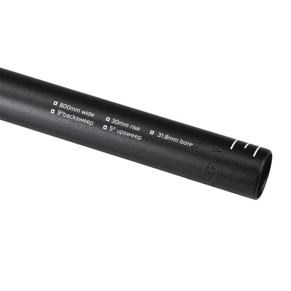 Guiador BURGTEC RIDEWIDE ENDURO ALLOY Rise 30 mm