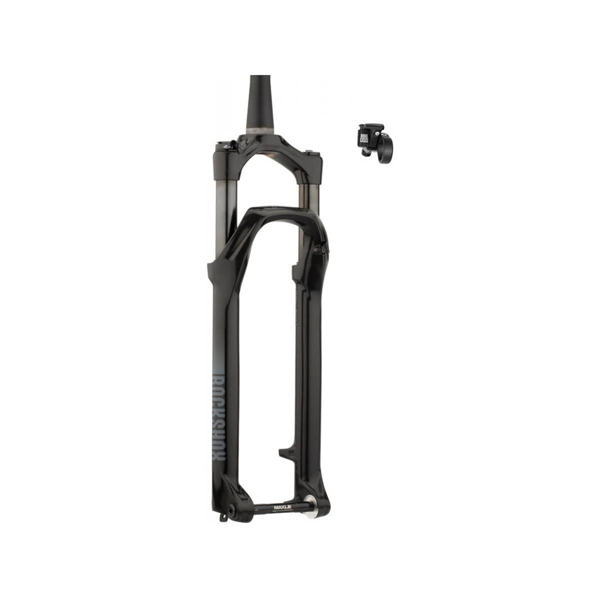 Suspensão ROCKSHOX JUDY SILVER TK Remote 29" SoloAir, tubo de direção cónico, eixo Boost 15x110 mm, preta