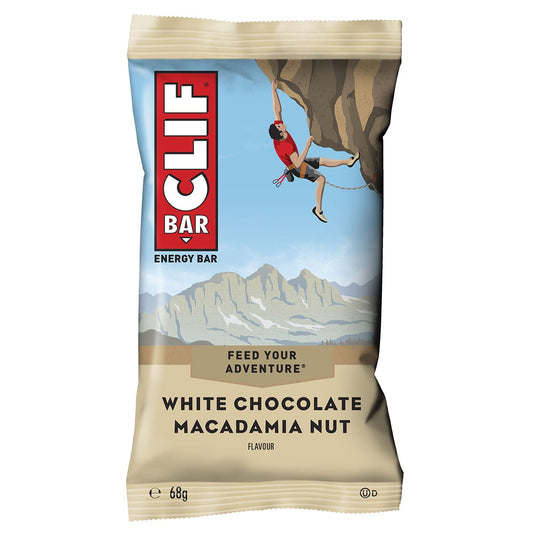 CLIF BAR Energy Bar (68g) Chocolate Branco Macadâmia Nozes