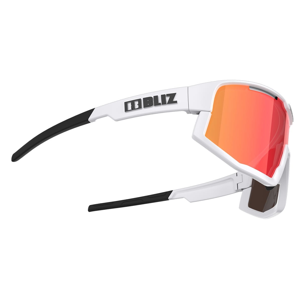 Lunettes BLIZ FUSION Blanc Ecran Rouge Iridium