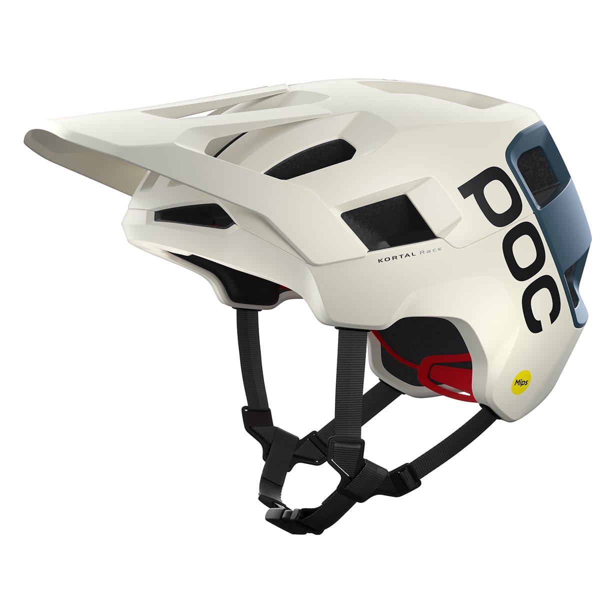 Capacete de BTT POC KORTAL RACE MIPS Branco/Azul