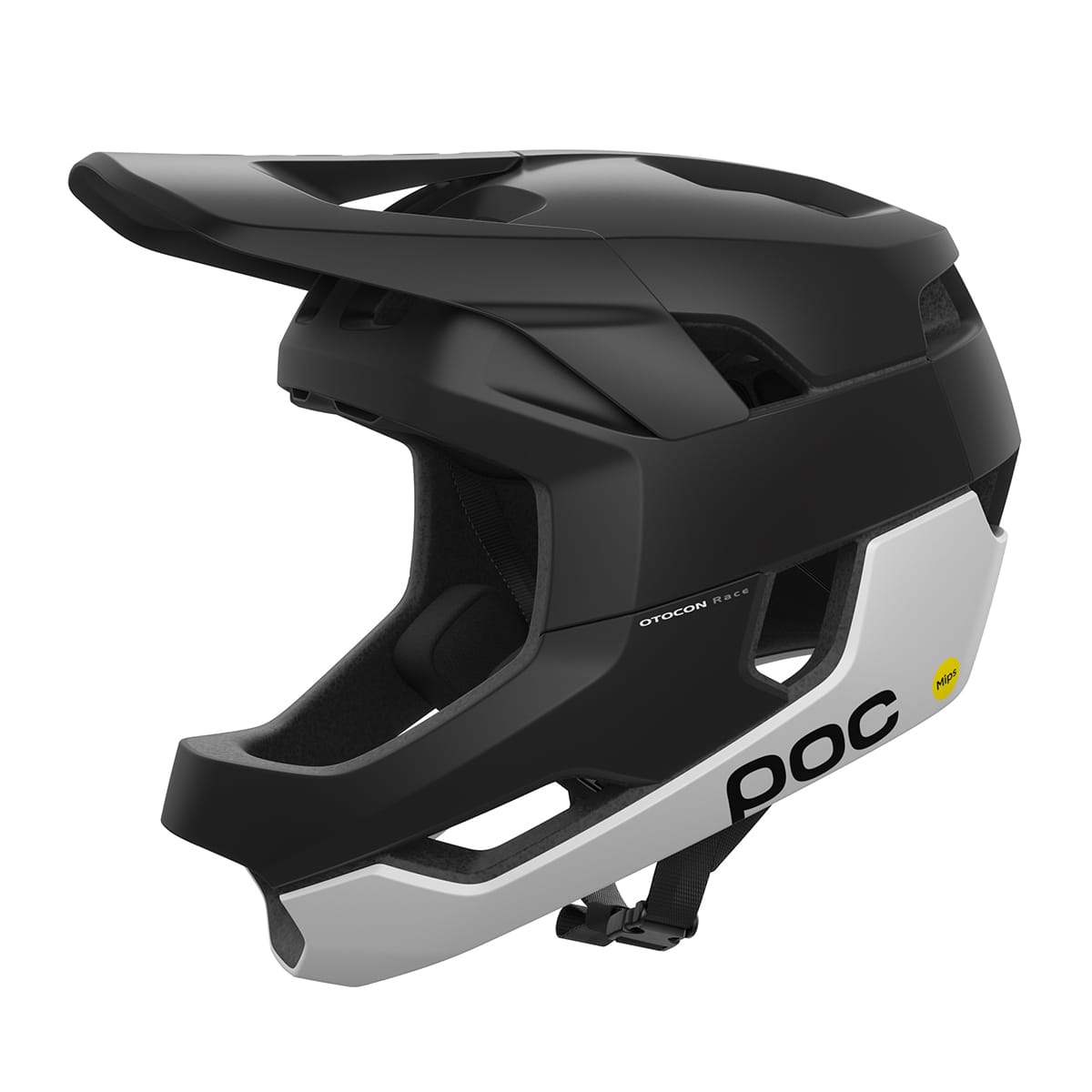 Capacete de BTT POC OTOCON RACE MIPS Preto/Branco Mate