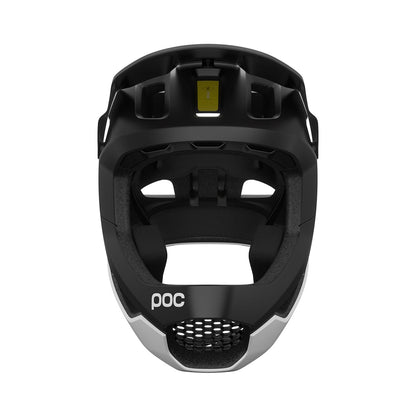 Capacete BTT POC OTOCON RACE MIPS Preto/Branco Mate