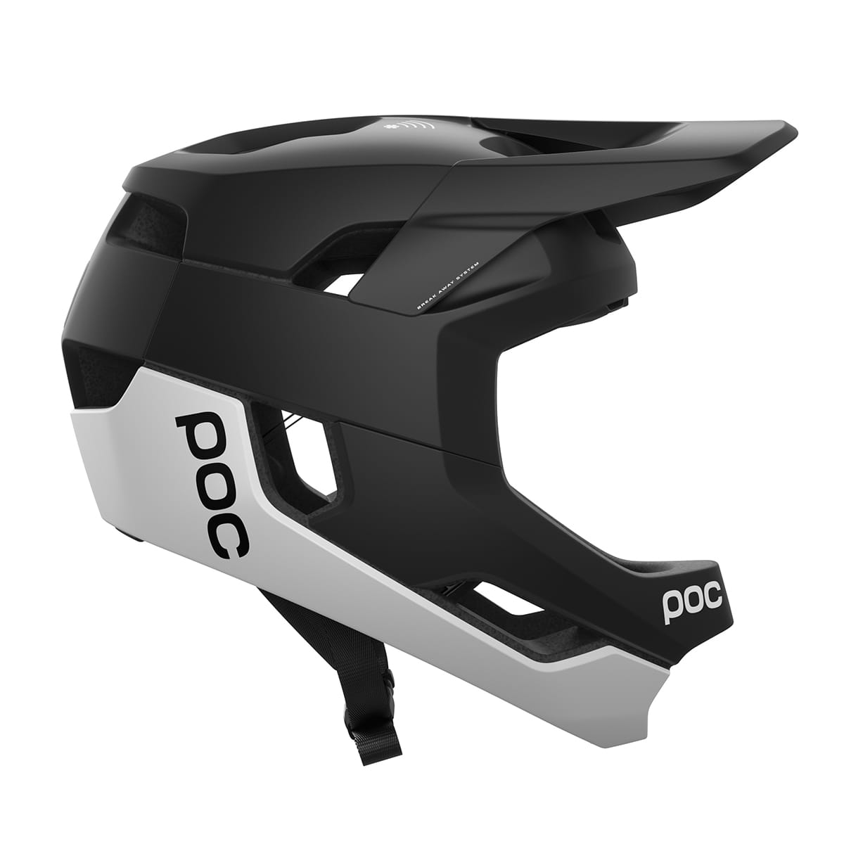 Capacete de BTT POC OTOCON RACE MIPS Preto/Branco Mate