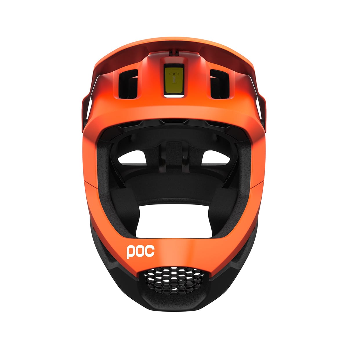 Capacete POC OTOCON RACE MIPS MTB Laranja/Preto Mate