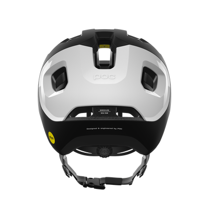 Capacete BTT POC AXION RACE MIPS Preto Mat/Branco