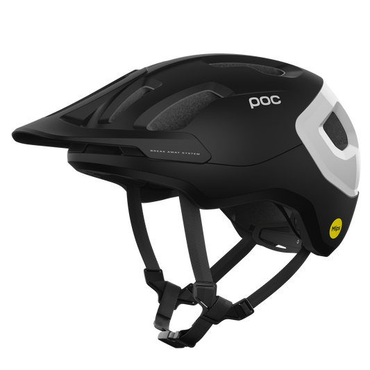 Capacete BTT POC AXION RACE MIPS Preto Mate/Branco