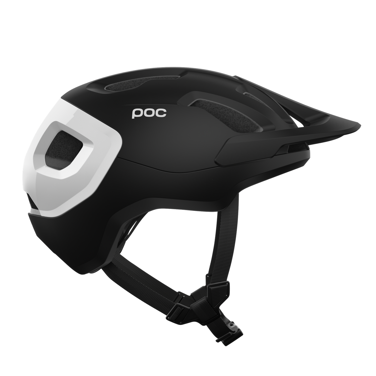 Capacete BTT POC AXION RACE MIPS Preto Mate/Branco