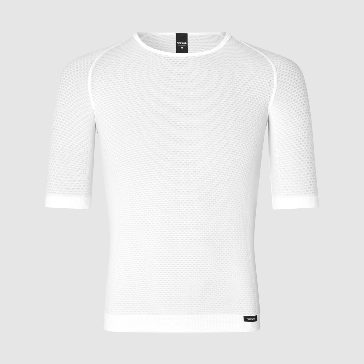 Camisola interior de manga curta GRIPGRAB PACR SUMMER SEAMLESS branca