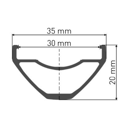 Roda Traseira DT SWISS H 1900 SPLINE 30 mm 29" 12x148 mm Boost