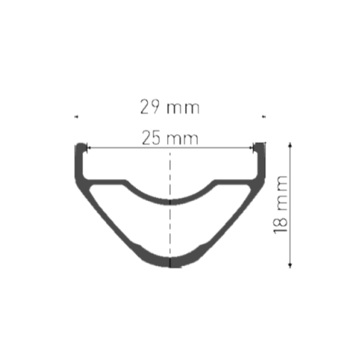 Roda traseira DT SWISS XR 1700 SPLINE 25 mm 29" 12x148 mm Boost