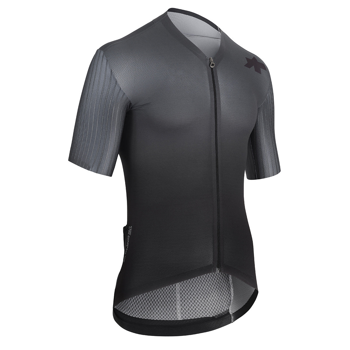 ASSOS EQUIPE RS S11 Camisola de manga curta Preto/Cinzento