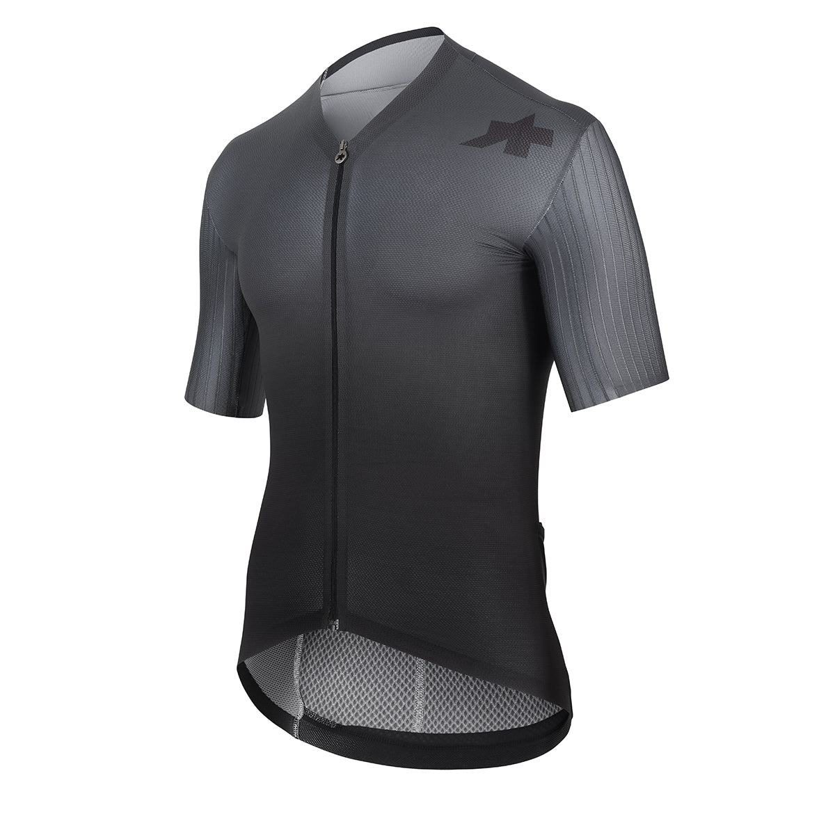 ASSOS EQUIPE RS S11 Camisola de manga curta Preto/Cinzento