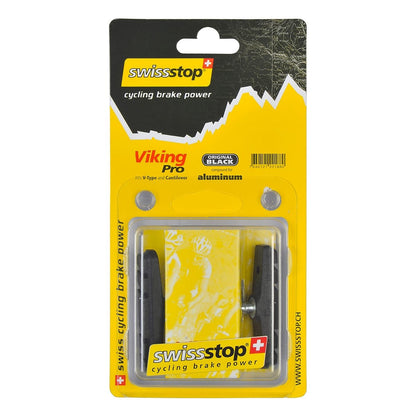Kit 2 Suportes de Patilha SWISS STOP VIKING Preto Alumínio
