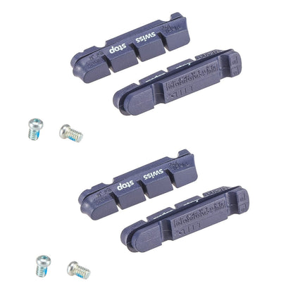 Kit 4 Patins SWISS STOP FLASH Azul Alumínio