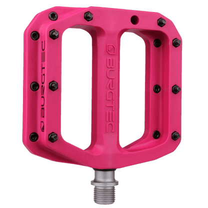 Pedais Planos BURGTEC MK4 Composite Toxic Barbie Rosa