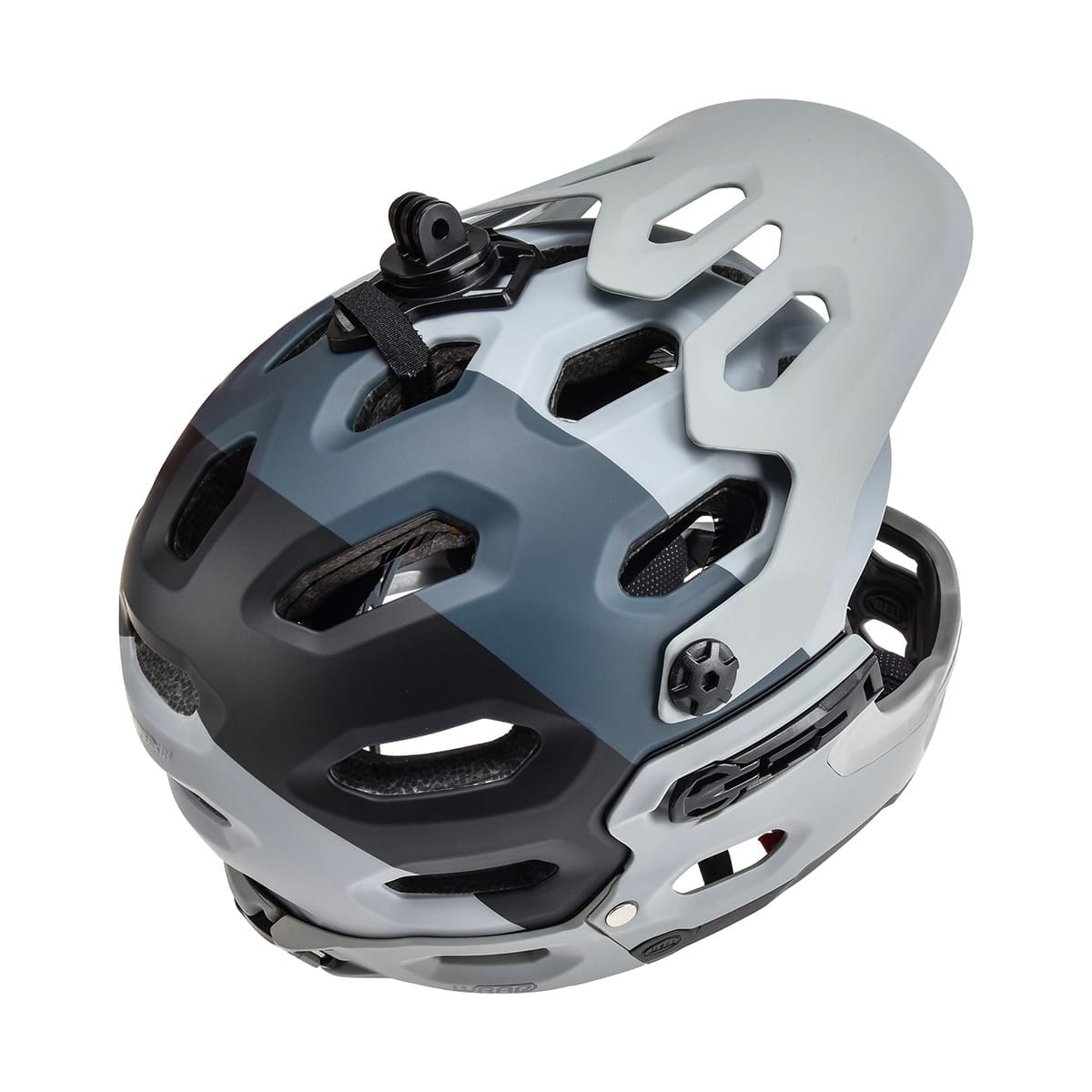 Casque VTT BELL SUPER 3R MIPS Gris/Noir