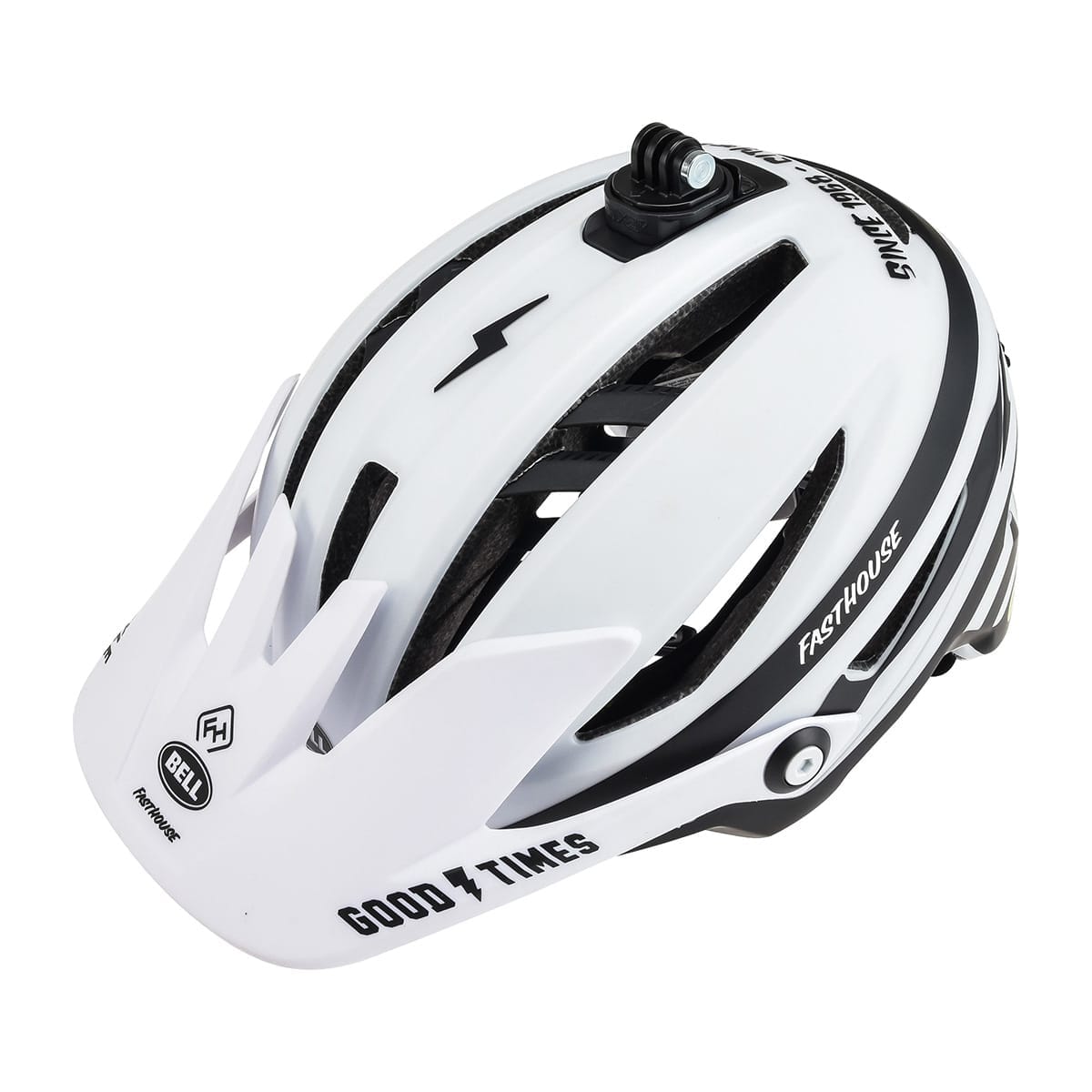 Capacete MTB BELL SIXER MIPS FASTHOUSE Branco/Preto