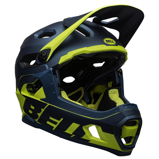 Capacete MTB BELL SUPER DH MIPS Azul/Amarelo