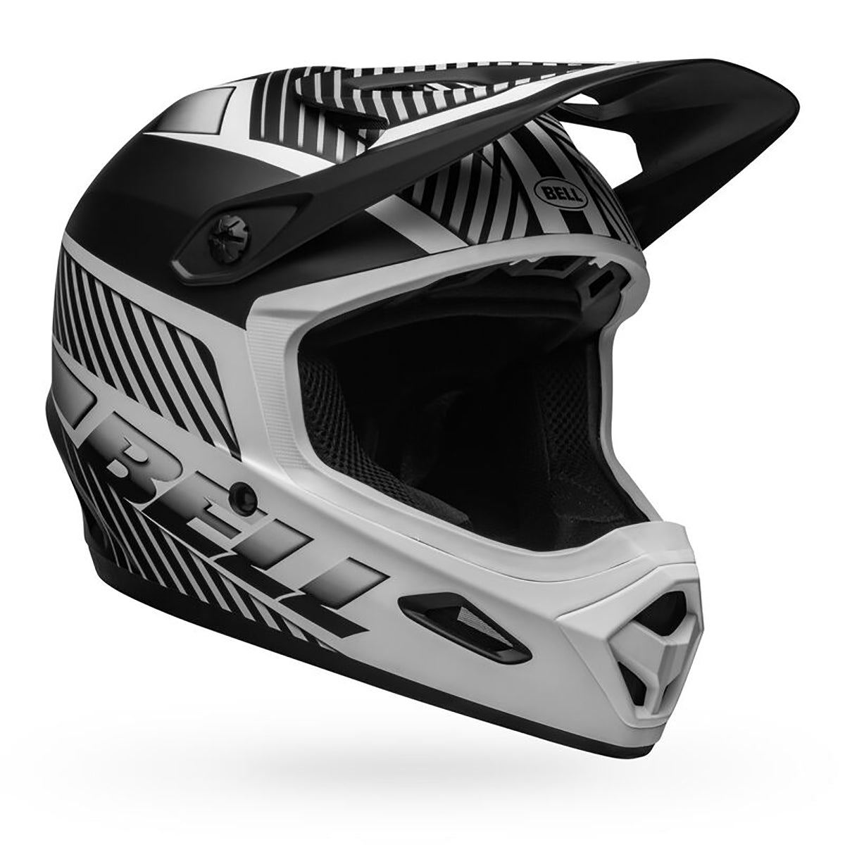 Capacete de BTT BELL TRANSFER Preto Mate/Branco