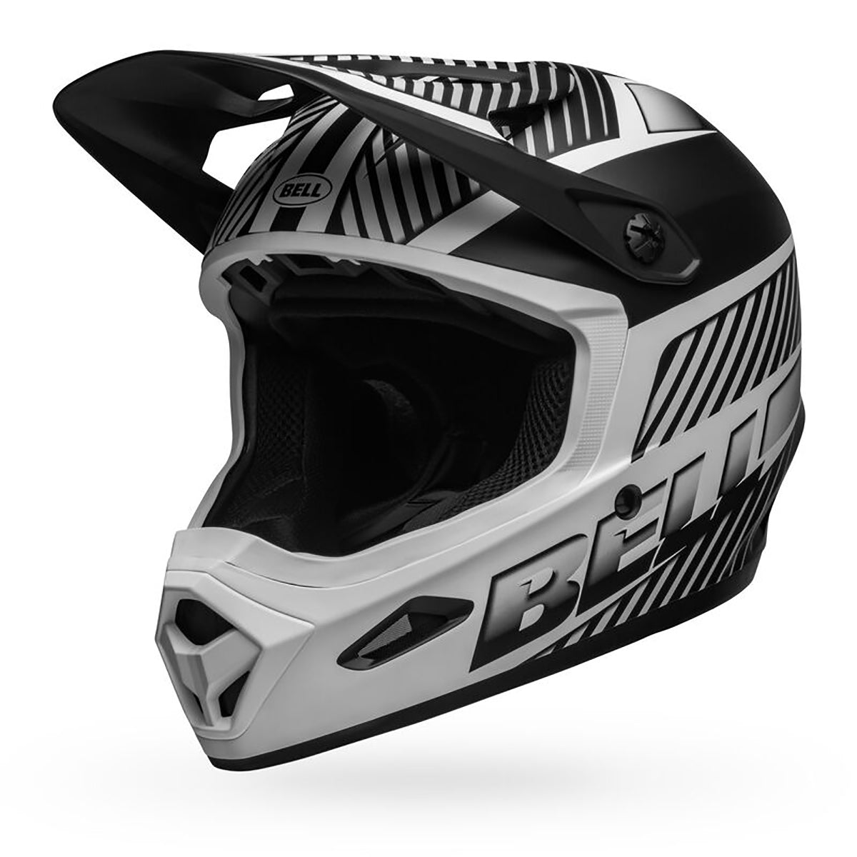 Capacete de BTT BELL TRANSFER Preto Mate/Branco