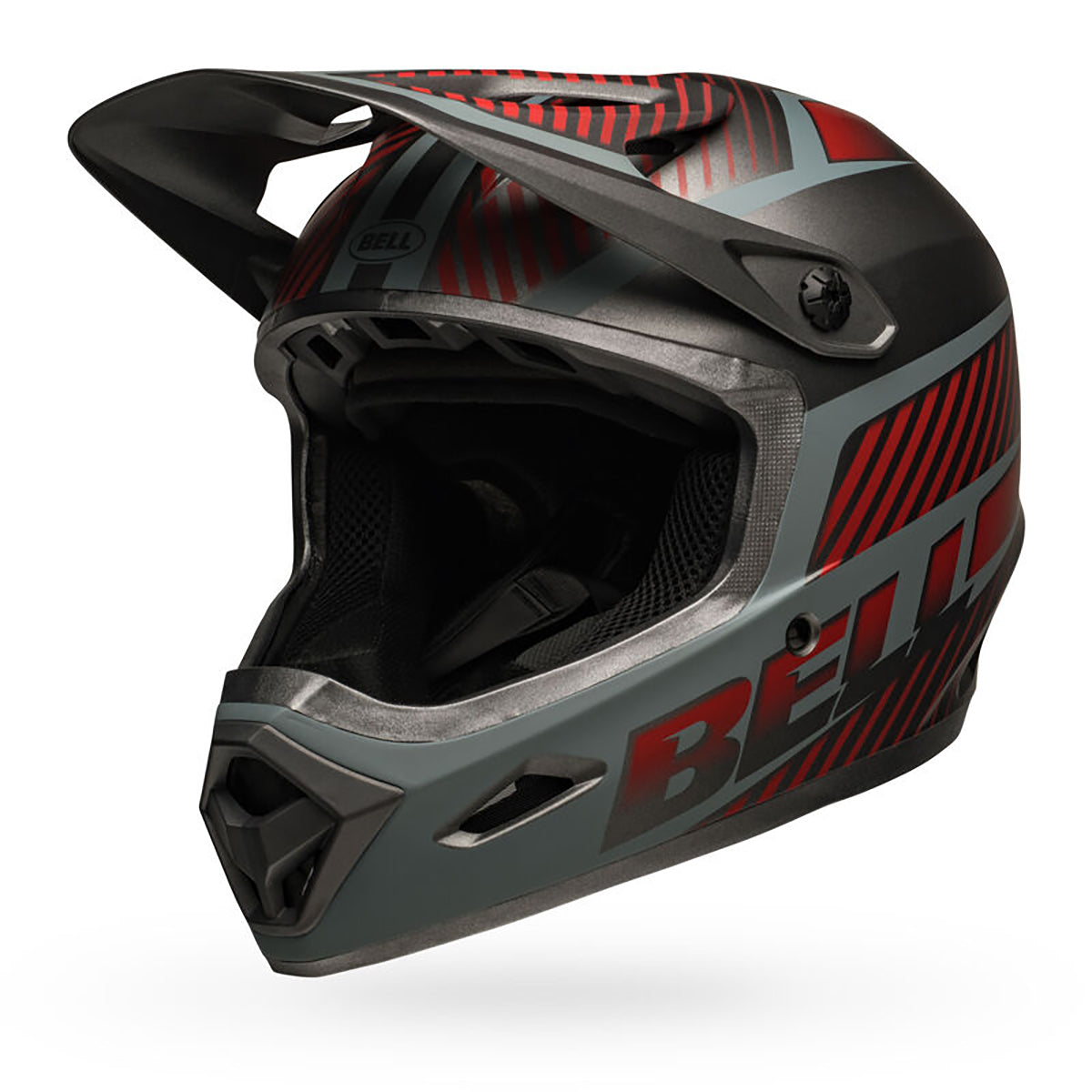 Capacete de BTT BELL TRANSFER Cinzento/Vermelho