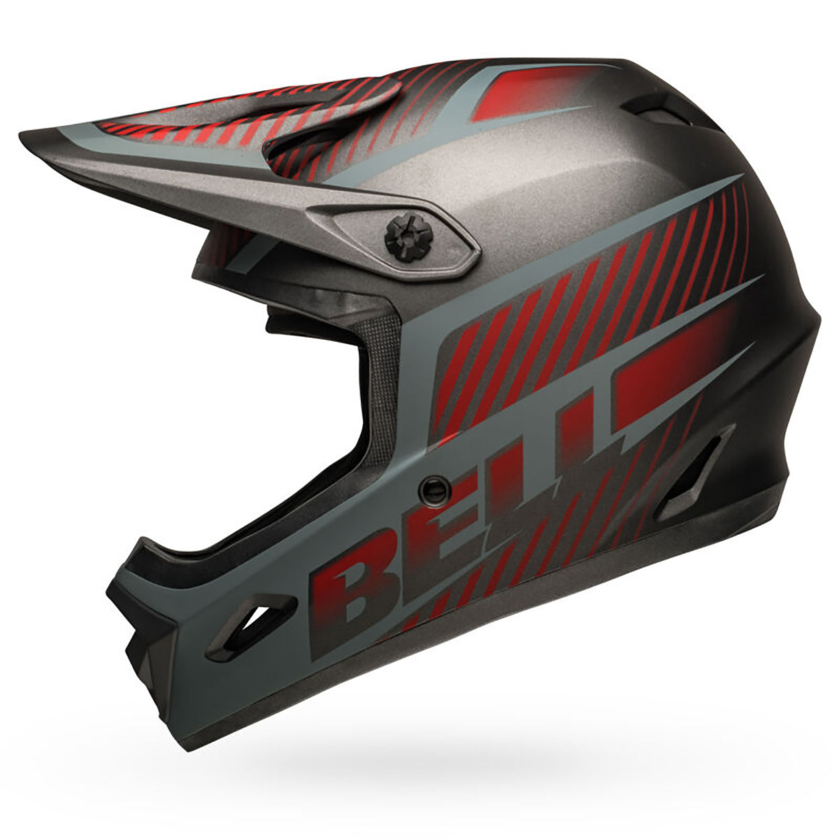 Capacete de BTT BELL TRANSFER Cinzento/Vermelho