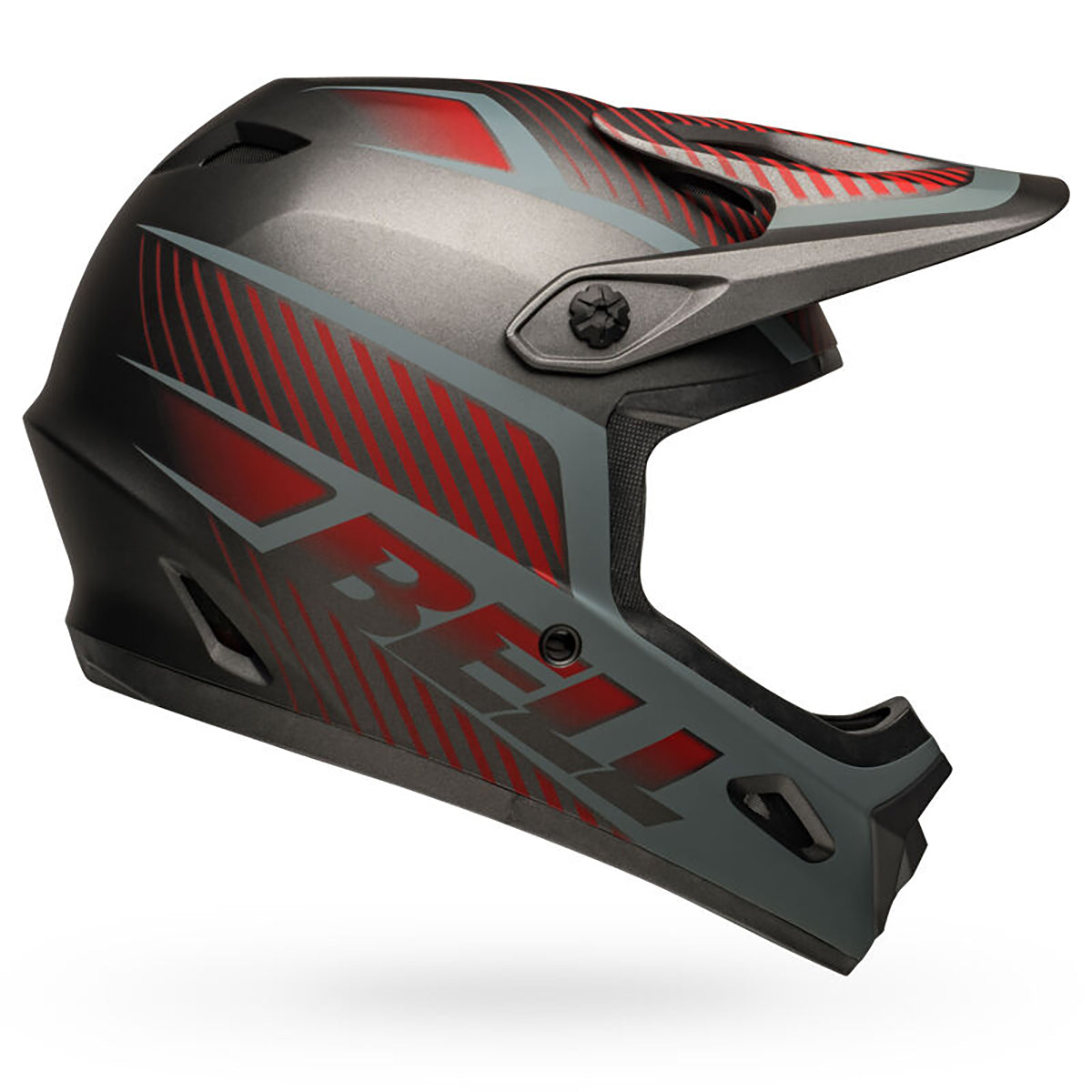 Capacete de BTT BELL TRANSFER Cinzento/Vermelho