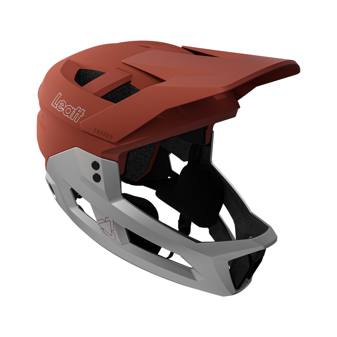 Capacete LEATT MTB ENDURO 2.0 Vermelho/Cinza