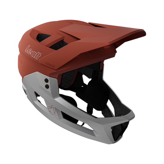 Capacete LEATT MTB ENDURO 2.0 Vermelho/Cinza