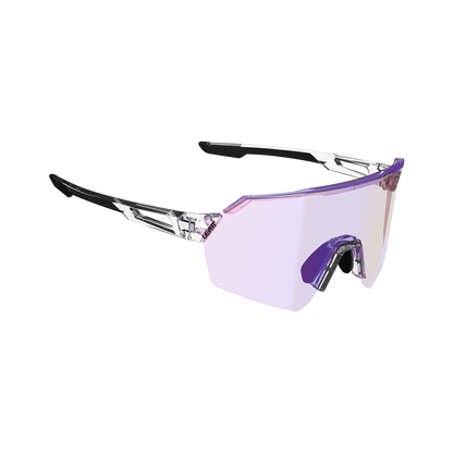 Óculos LEATT RIDEVIZ LITE SMALL Transparente Lente Iriz Crystal Fuschia