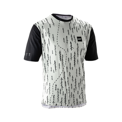 Camisola LEATT MTB TRAIL 3.0 Mangas Curtas Branca