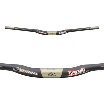 Guiador RENTHAL FATBAR LITE Carbono Rise 20mm 760mm Preto