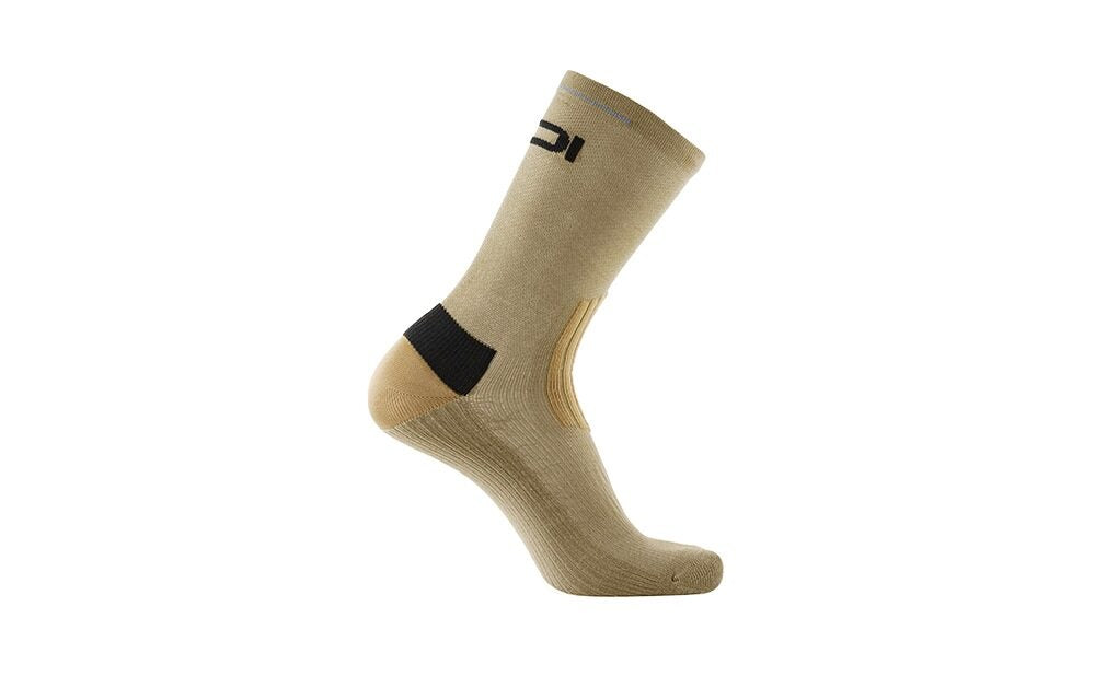 Chaussettes vélo Sidi Visibilis sable, vue de l'autre profil