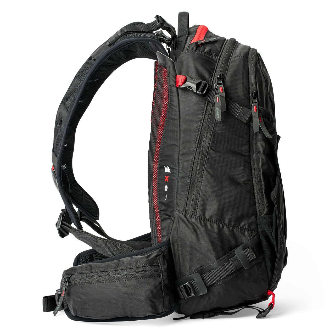 USWE ZIPPERED DAYPACK 25L Mochila Preta