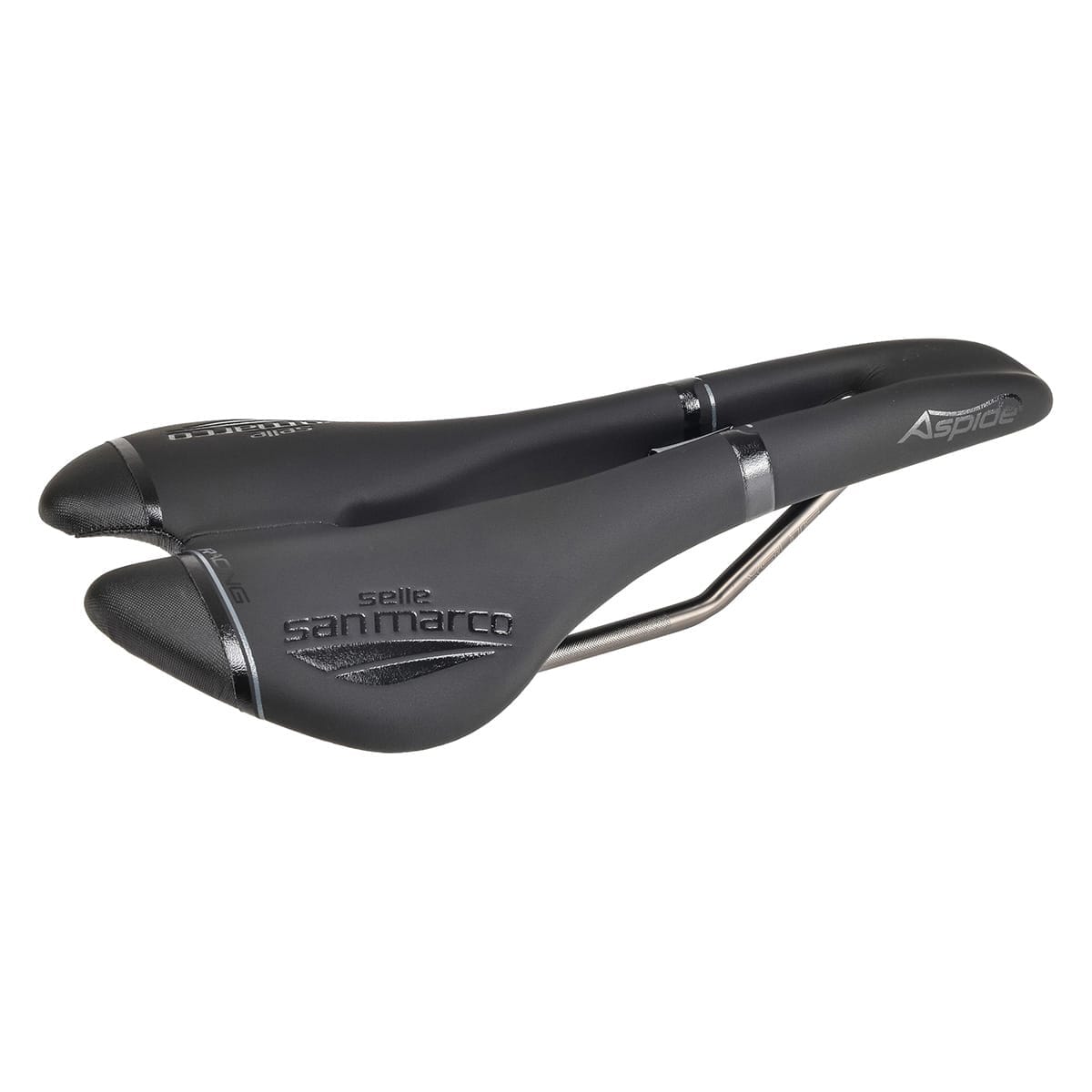 Selle SELLE SAN MARCO ASPIDE RACING OPEN FIT NARROW Rails Xsilite Blanc/Noir/Rouge